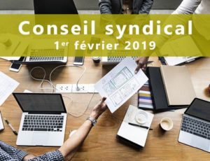 Réunion du conseil syndical @ D4-2019