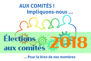 Élection aux comités - 2018