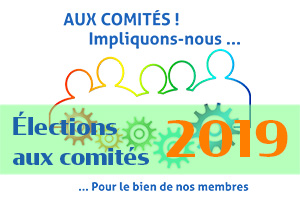 Élection aux comités - 2019